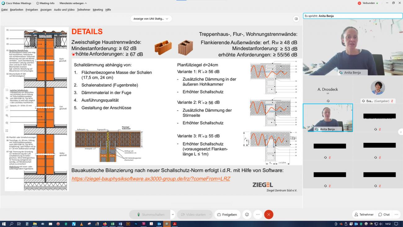 Online-Vortrag Bauen mit Ziegel