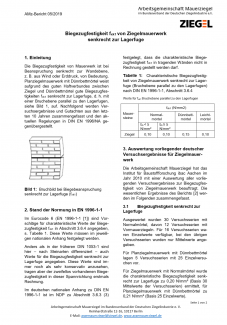 Biegezugsfestigkeit